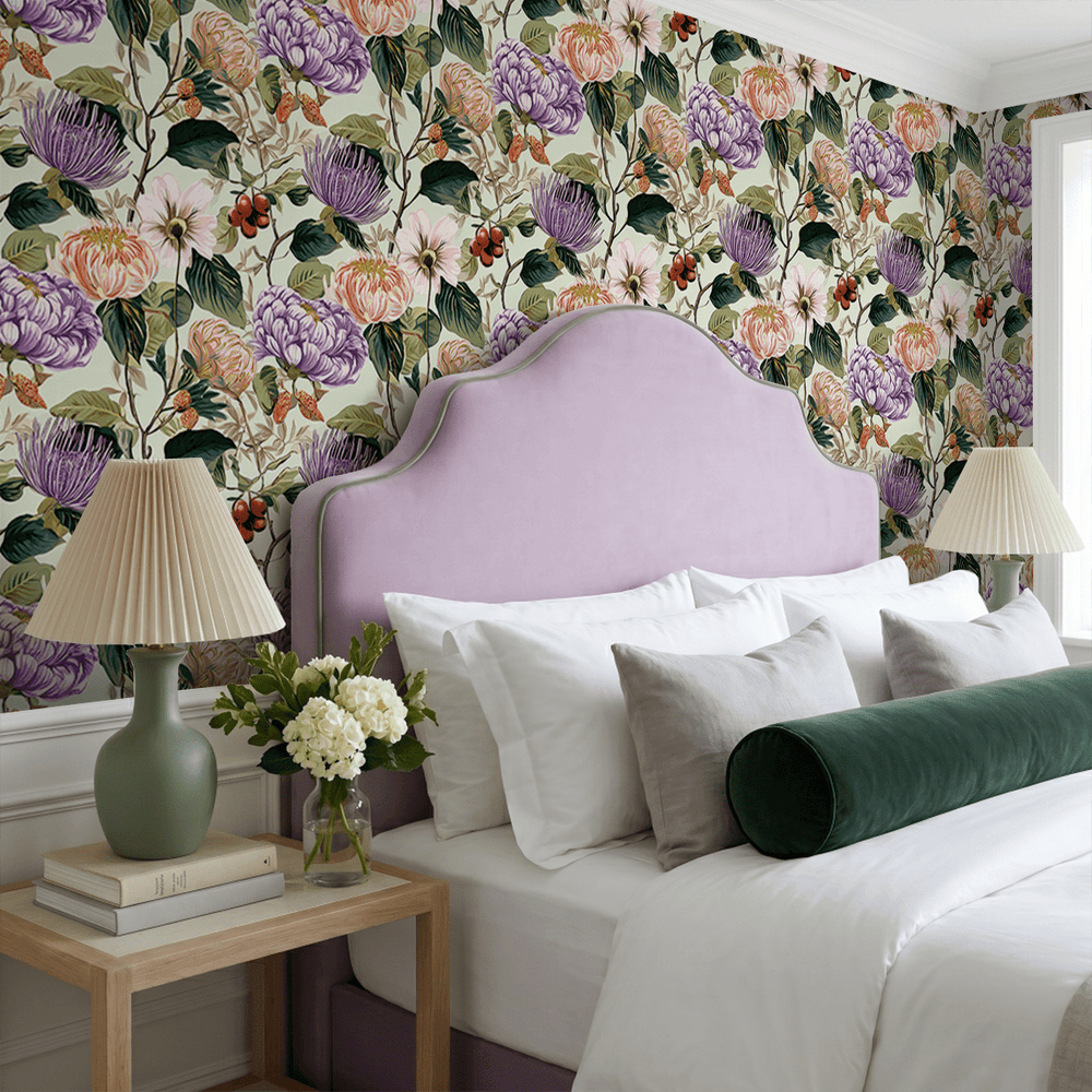 Ellie's Bouquet Wallpaper - Painted Paper