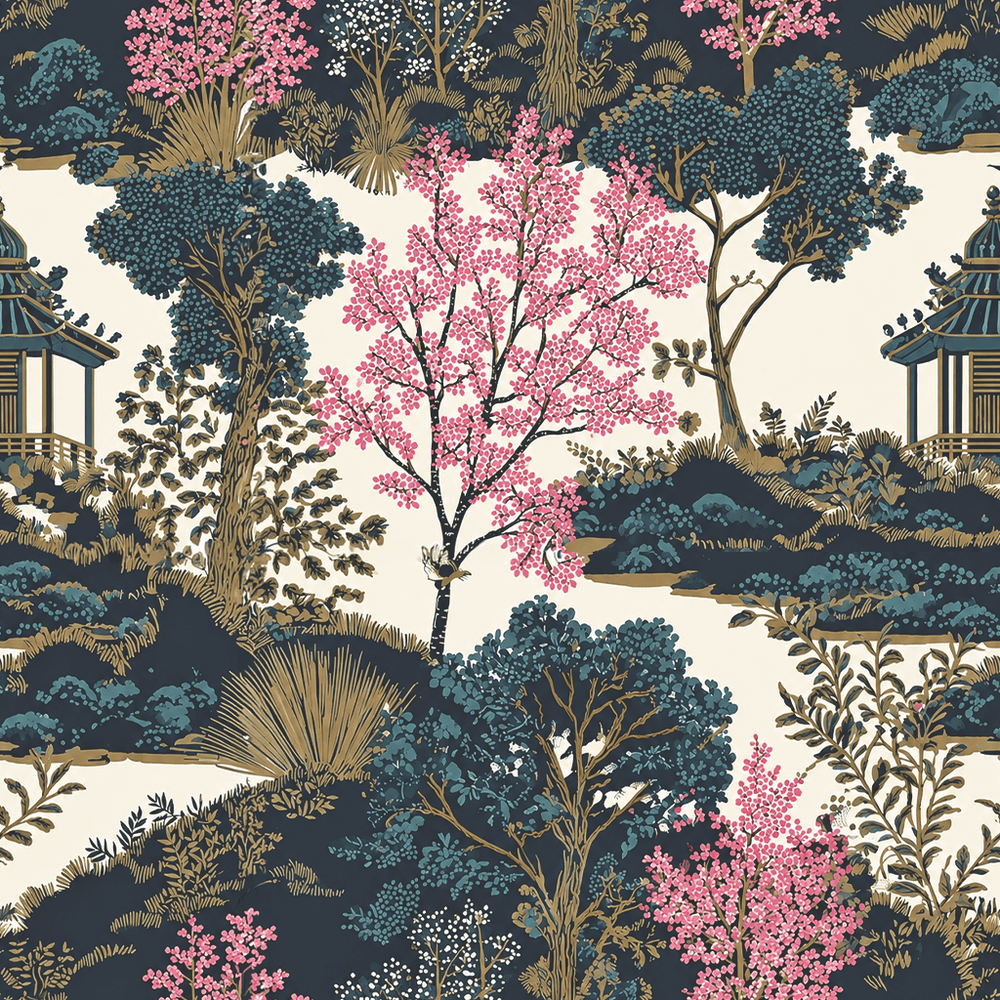 Eloise Blossom Wallpaper - Painted Paper