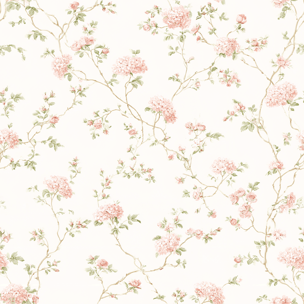 El's Bouquet Wallpaper - Painted Paper