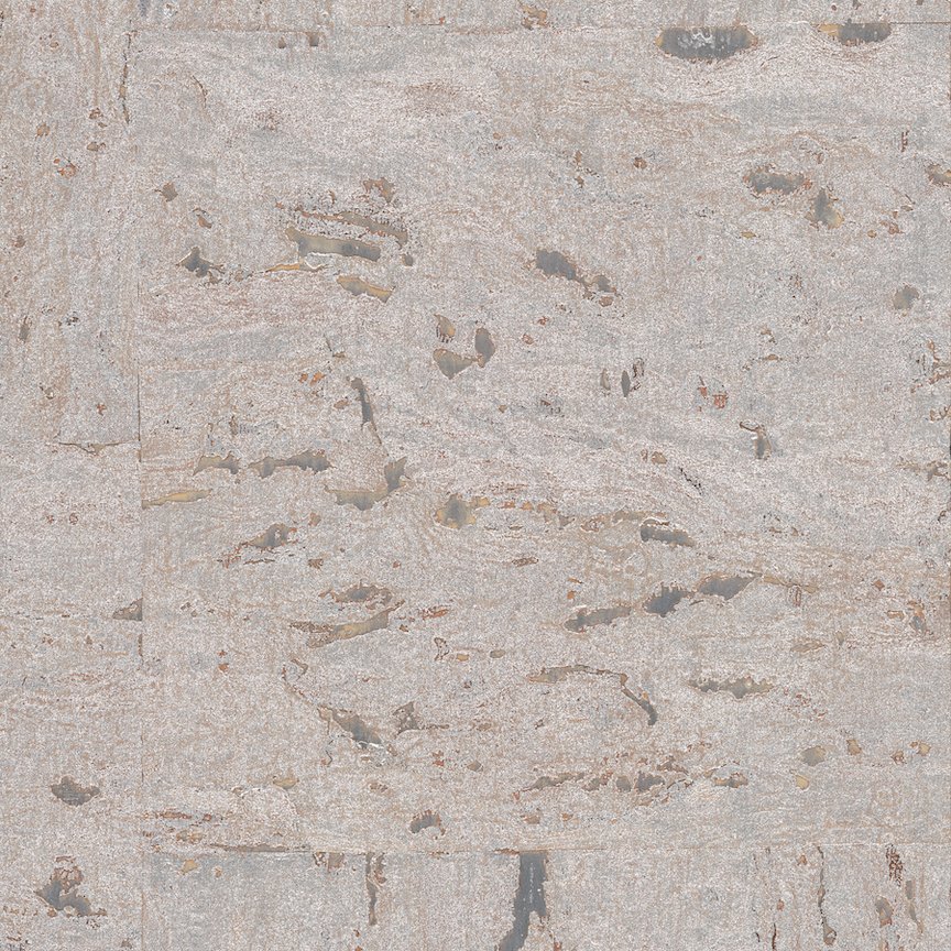 Emerson Cork on Metallic Wallpaper - Painted Paper