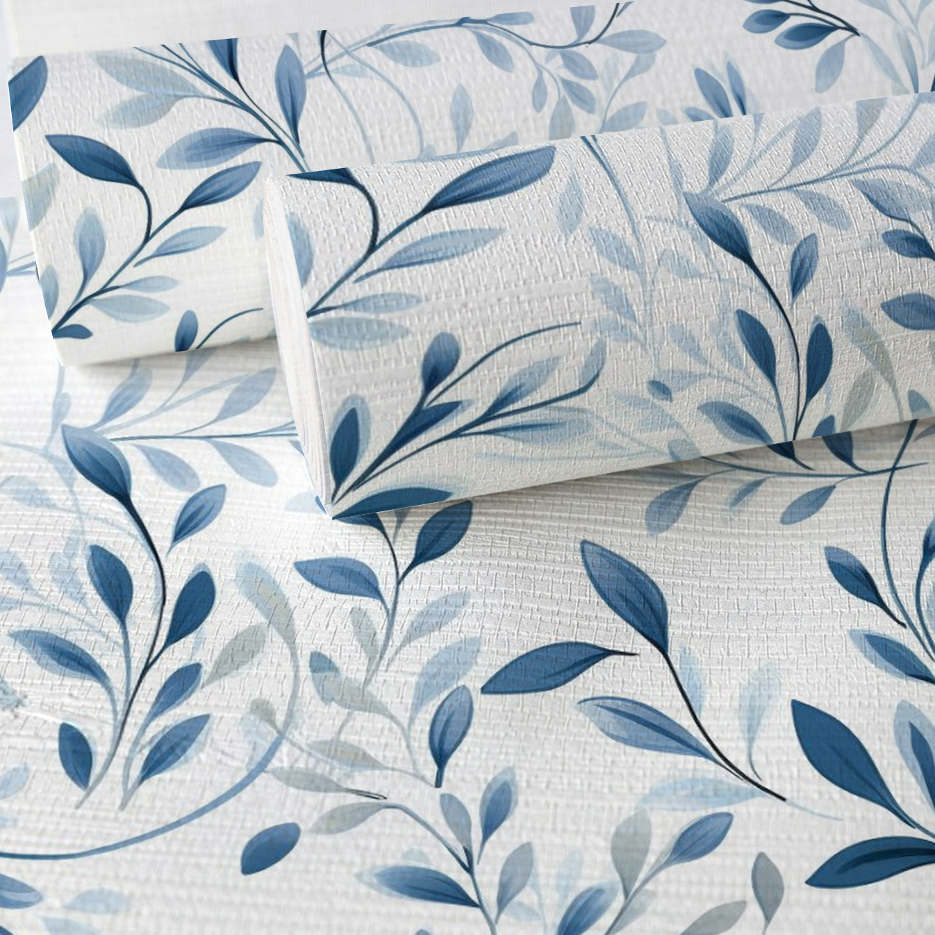 Emika Flora Faux Grasscloth Wallpaper
