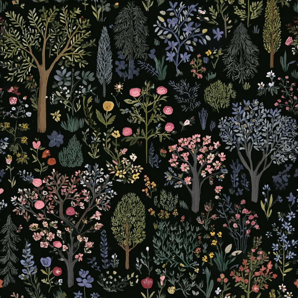 Enchanted Grove Wallpaper - Painted Paper
