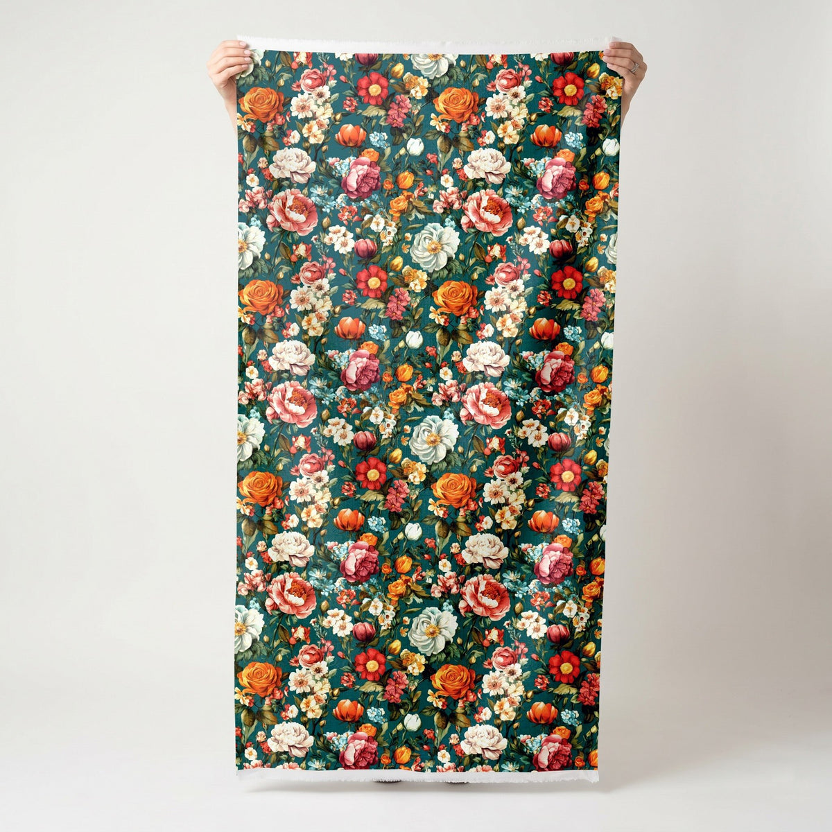Ender Floral - Fabric - Painted Paper
