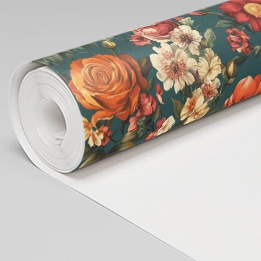 Ender Floral Wallpaper - Painted Paper