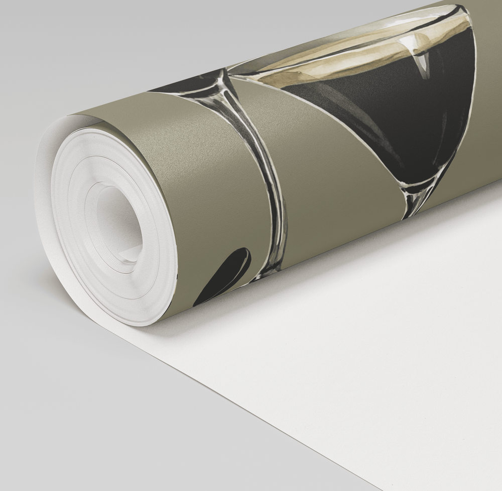 Espresso Tini Wallpaper - Painted Paper