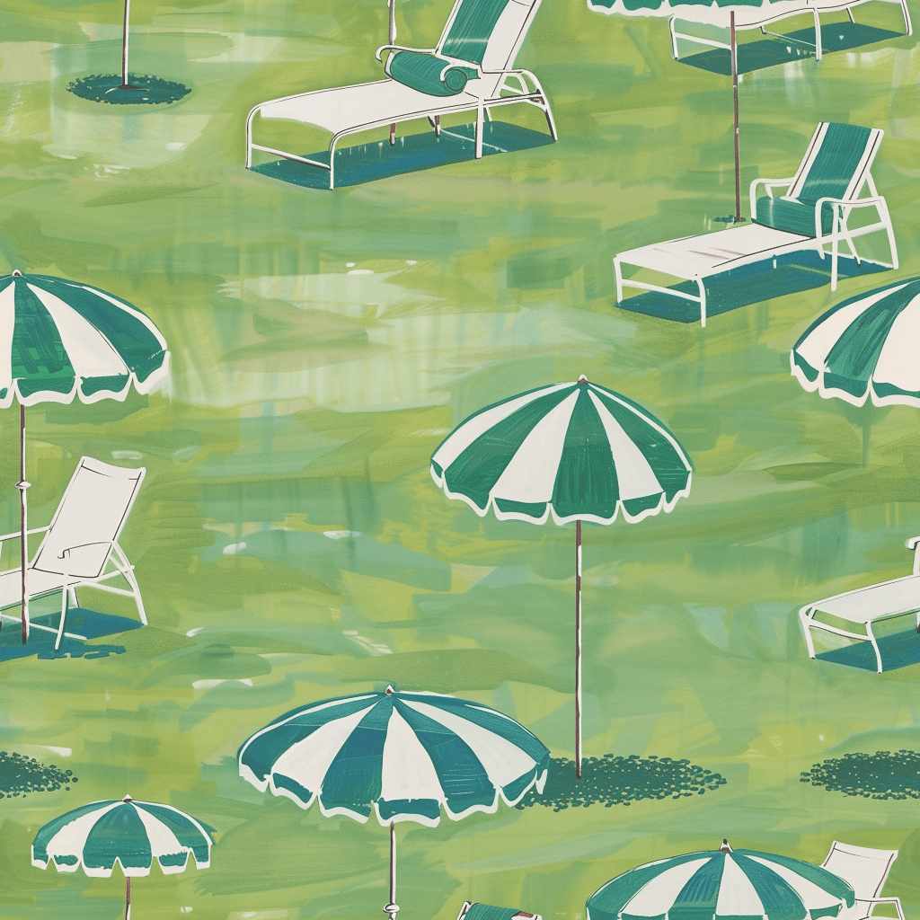 Estate Grounds Wallpaper - Painted Paper