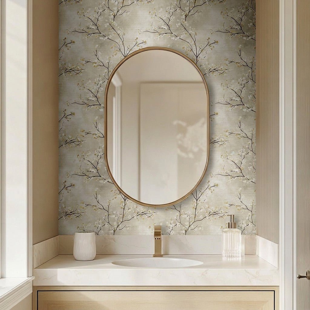 Evangeline Faux Grasscloth Wallpaper - Painted Paper