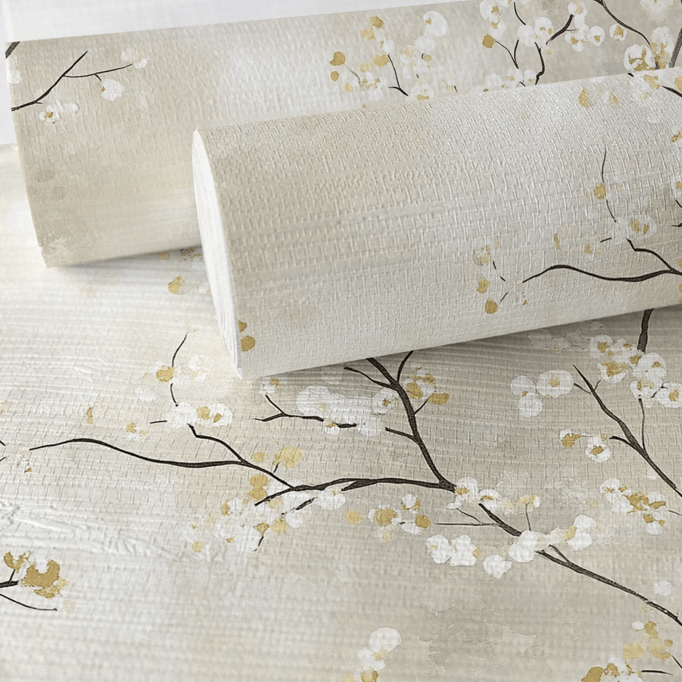 Evangeline Faux Grasscloth Wallpaper - Painted Paper
