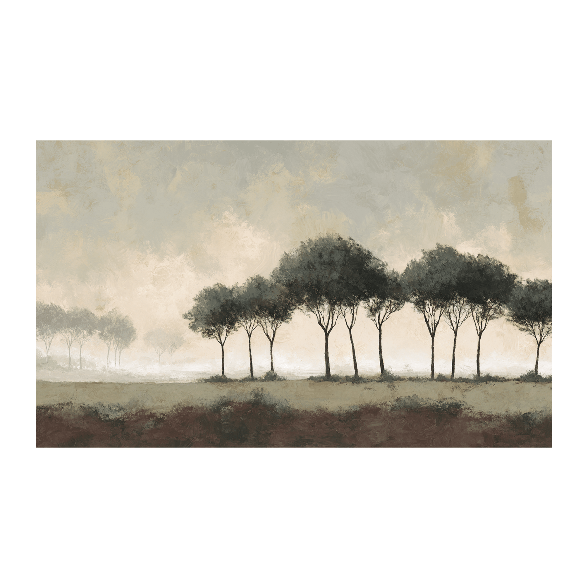 Evening Elms - Tapestry - Painted Paper