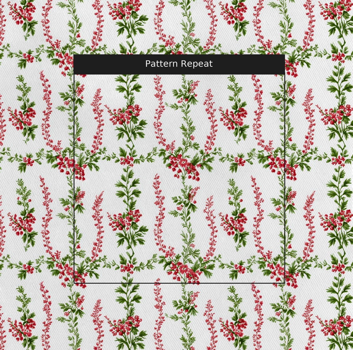 Evergreen Grace - Fabric - Painted Paper