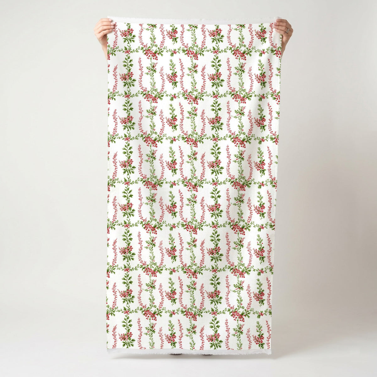 Evergreen Grace - Fabric - Painted Paper