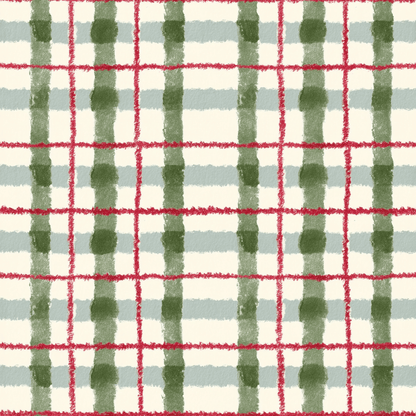 Everleigh Plaid Wallpaper - Painted Paper