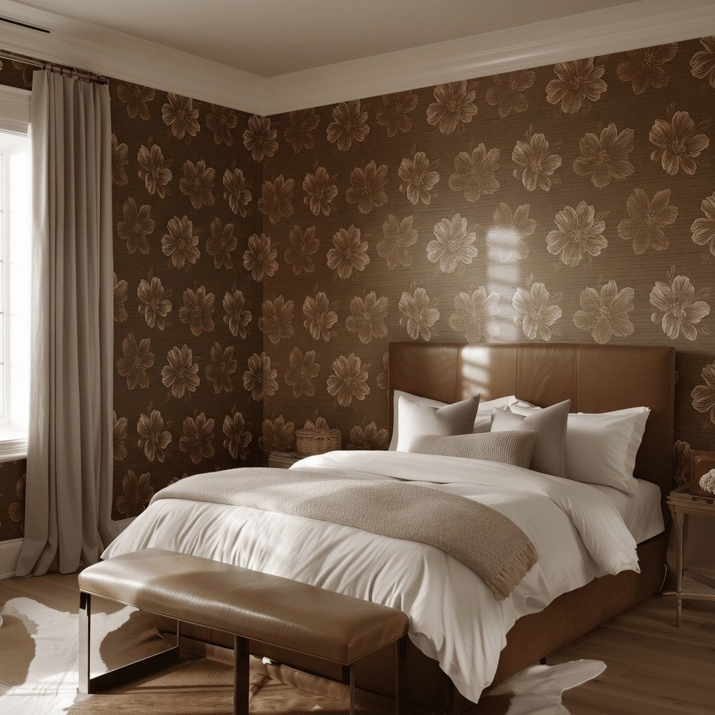 Cammie Faux Grasscloth Wallpaper