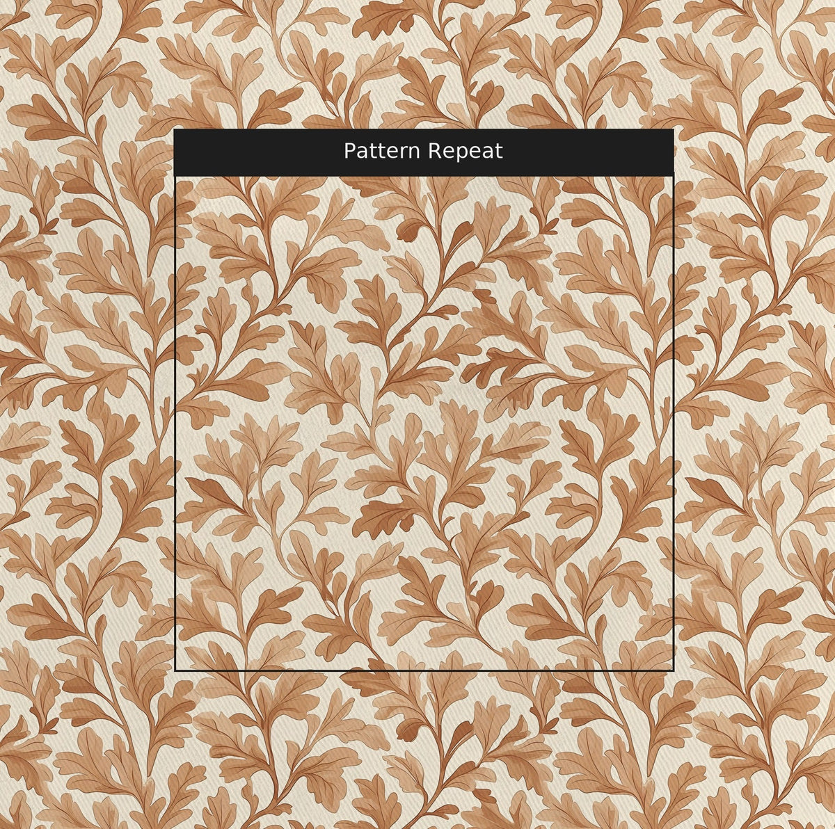 Fallen Leaves - Fabric - Painted Paper