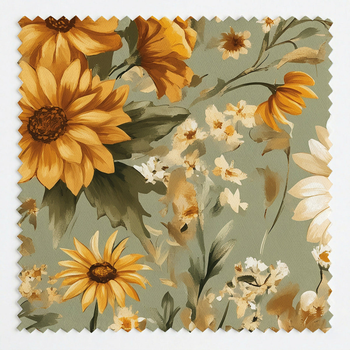 Farmhouse Blooms - Fabric - Painted Paper