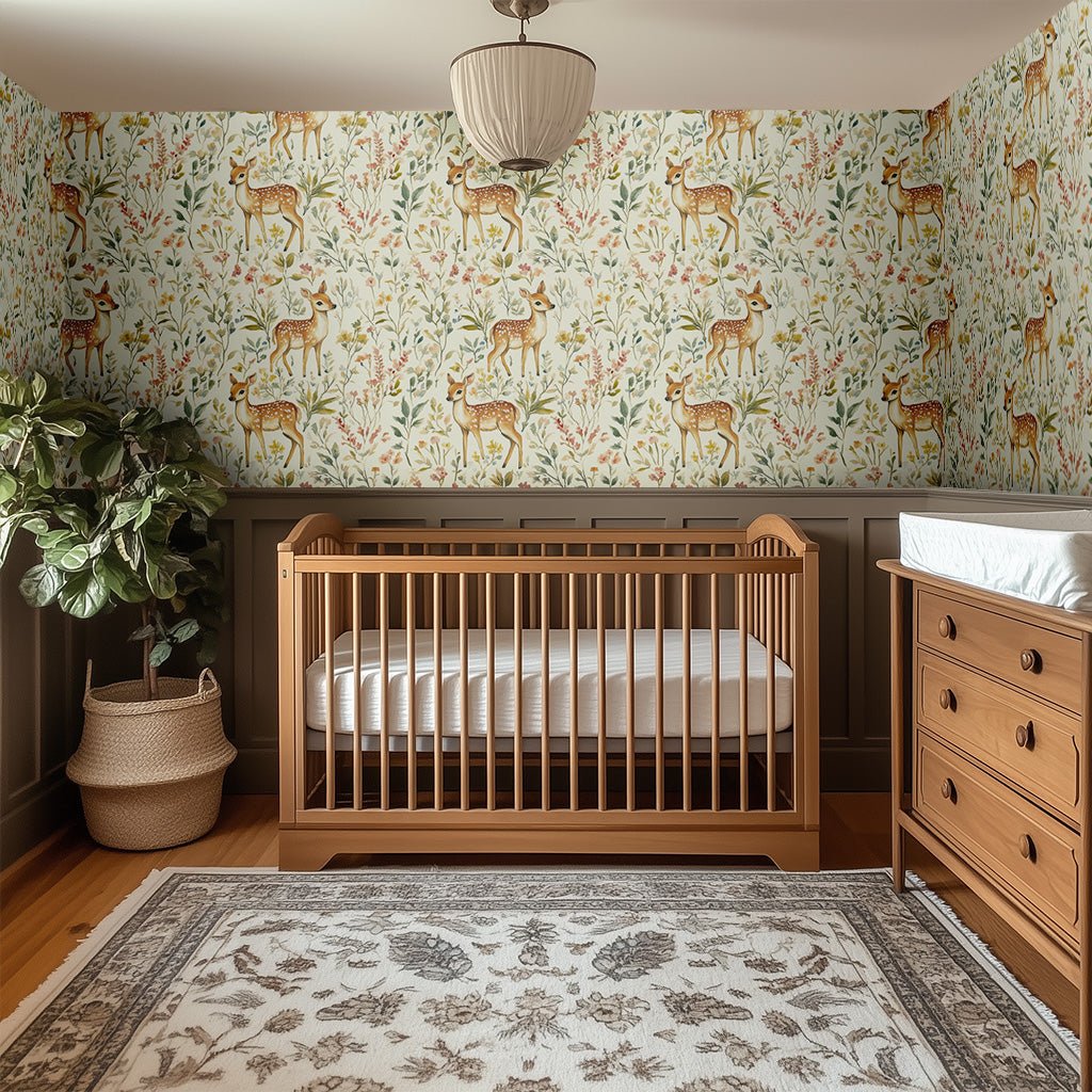 Fawn Meadow Wallpaper - Painted Paper