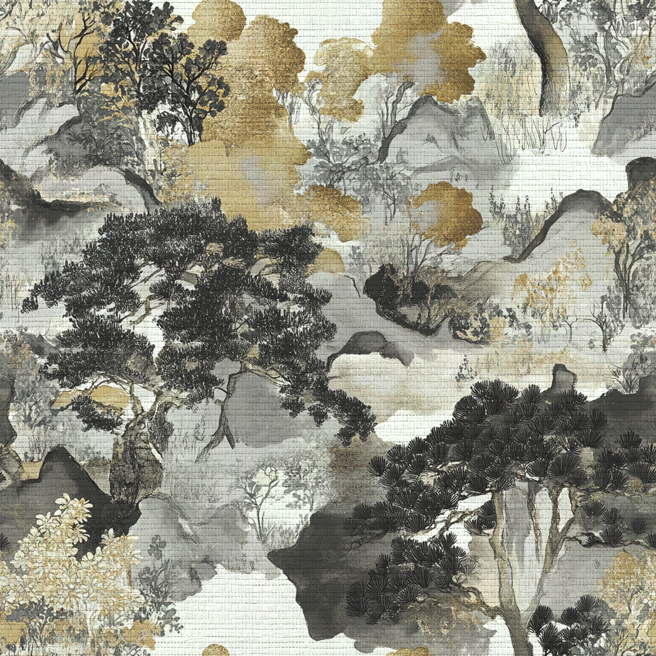 Fei Faux Grasscloth Wallpaper