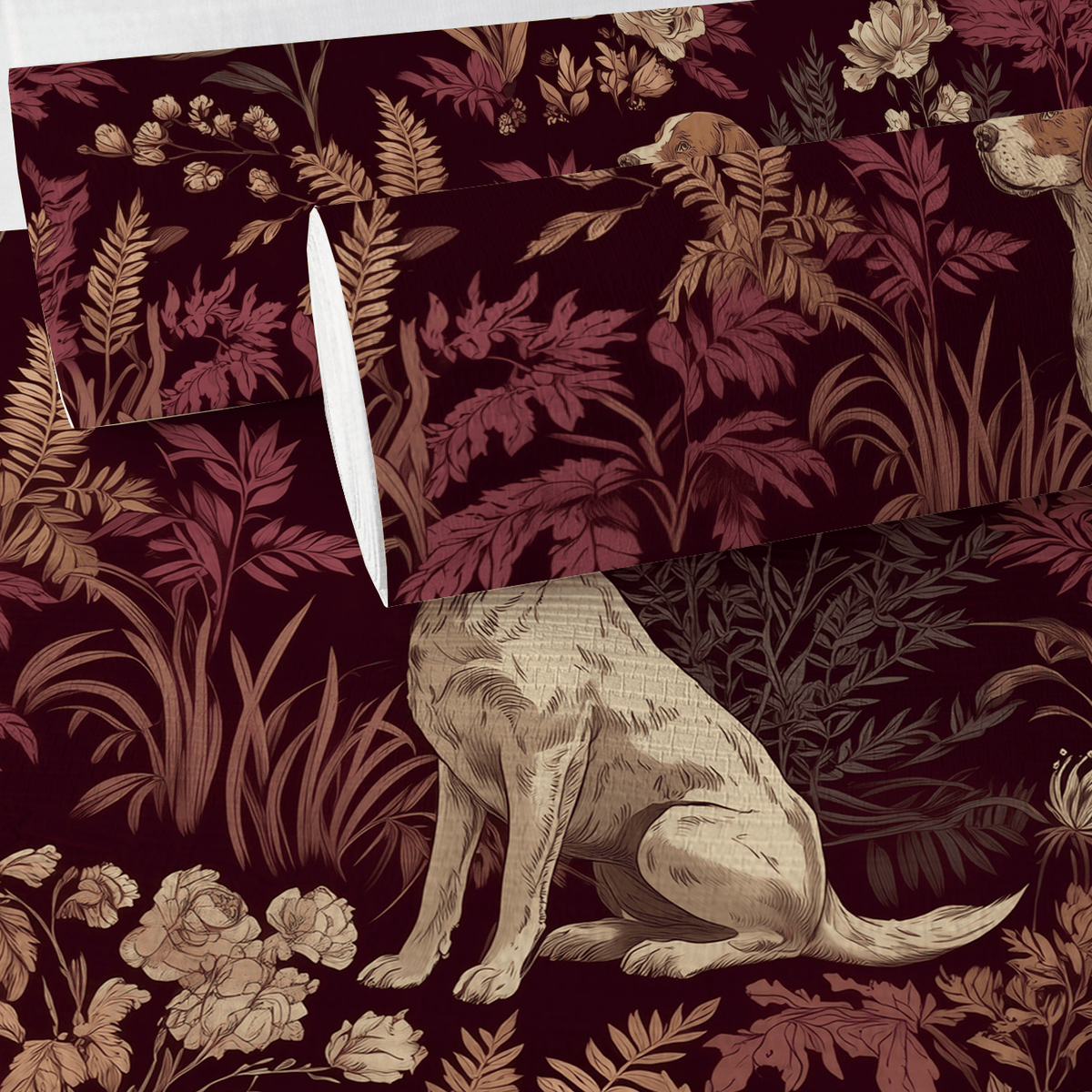 Fern & Fetch Faux Grasscloth Wallpaper - Painted Paper