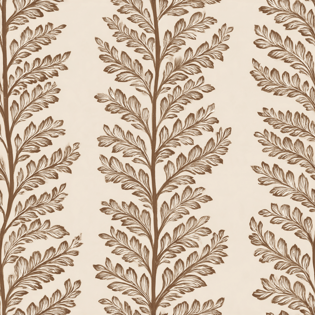 Fern Stripe Wallpaper - Painted Paper