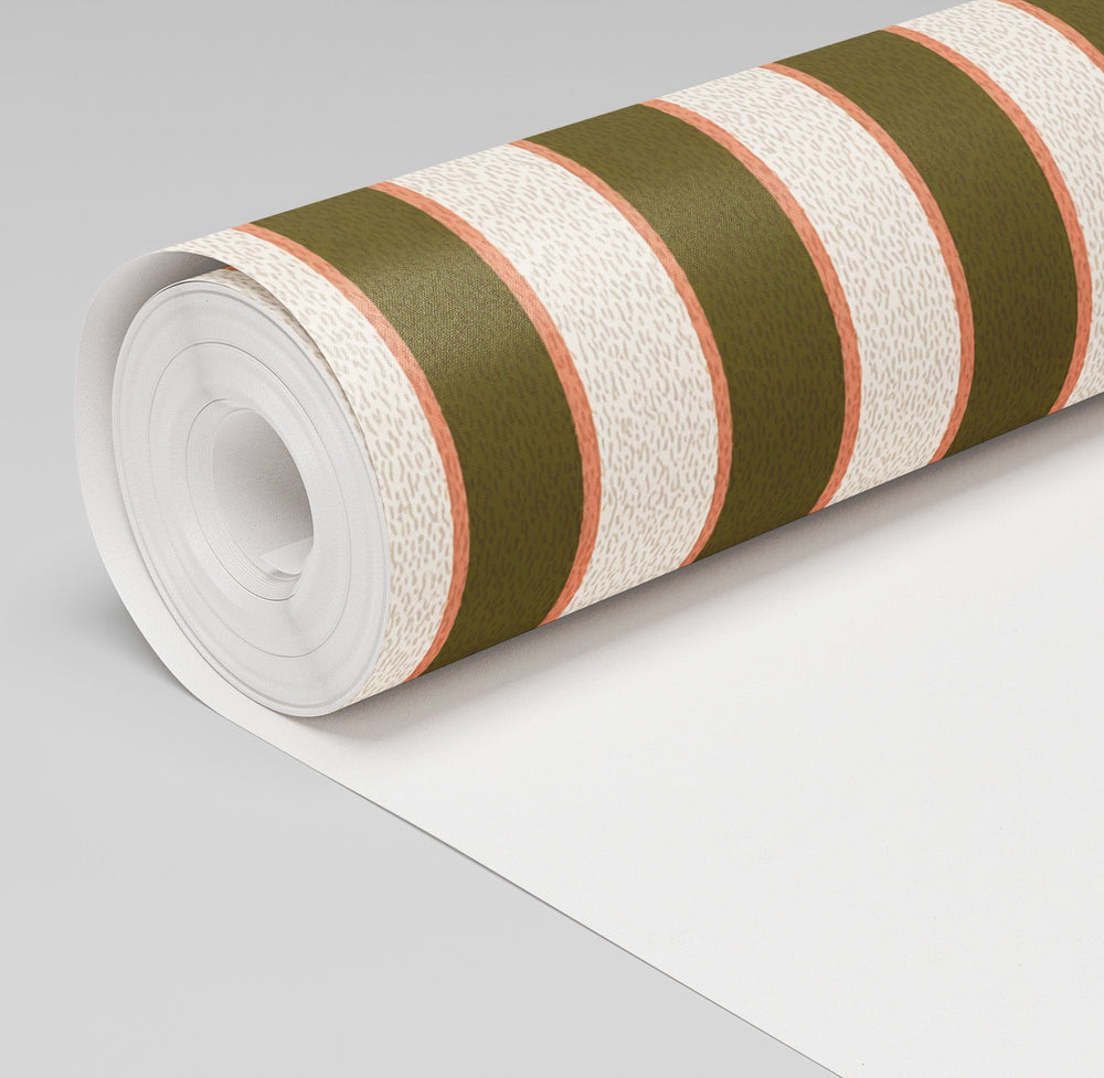 Fern Stripe - Painted Paper