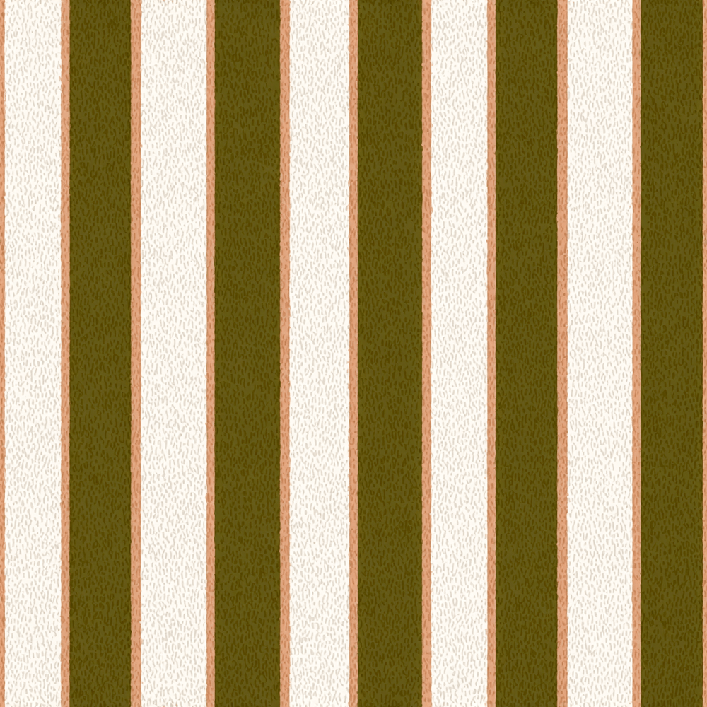 Fern Stripe - Painted Paper