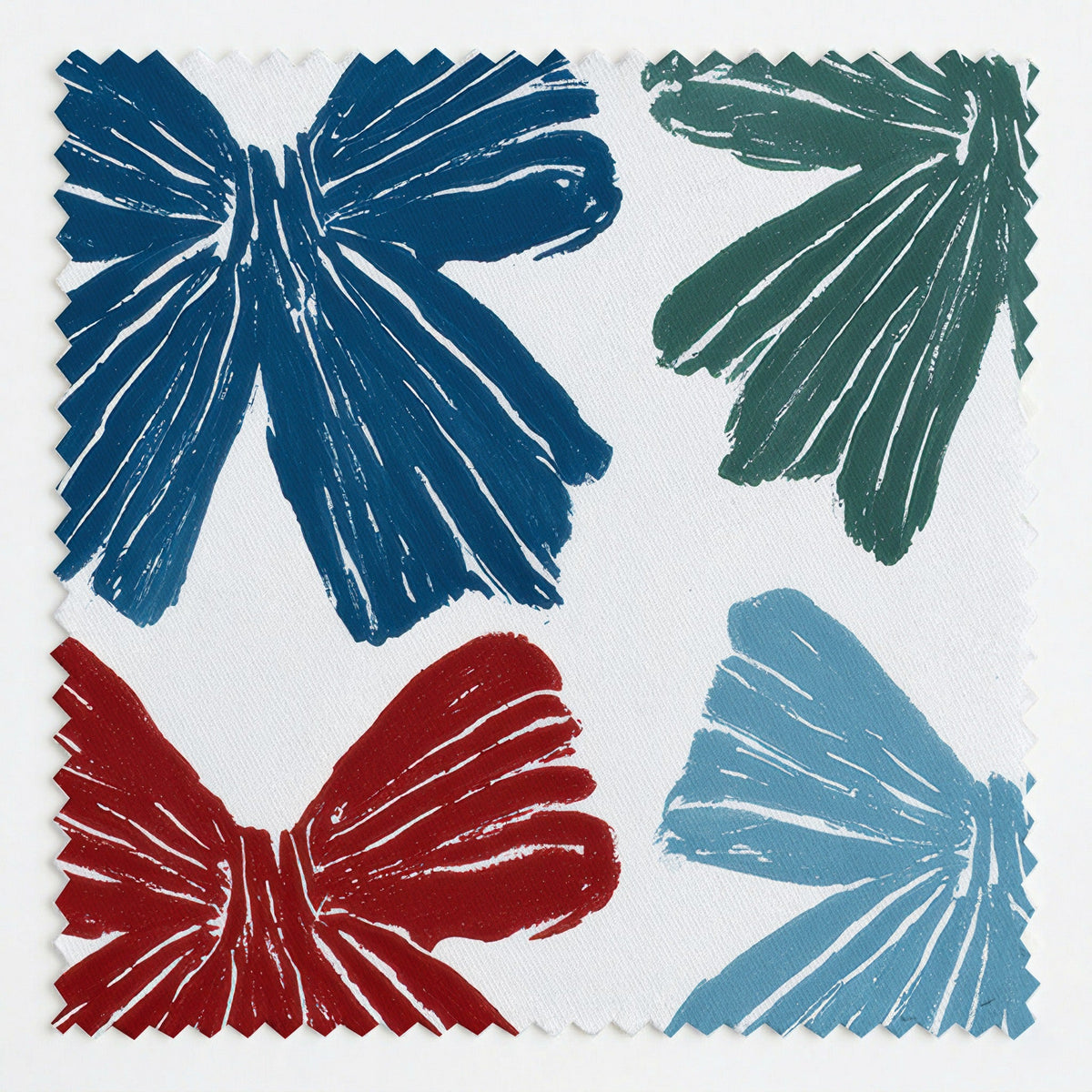 Festive Ties - Fabric - Painted Paper