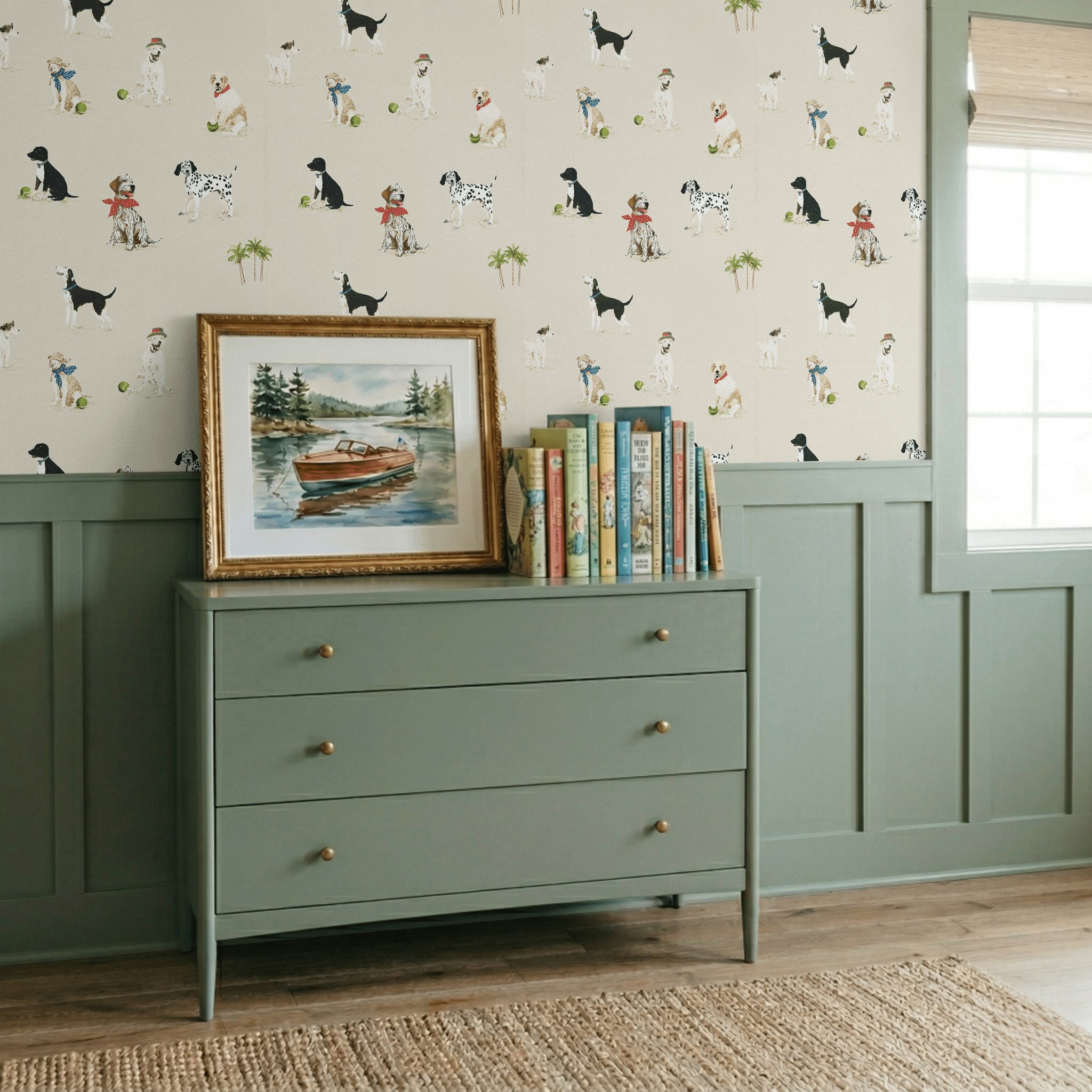 Fetch & Leisure Wallpaper - Painted Paper