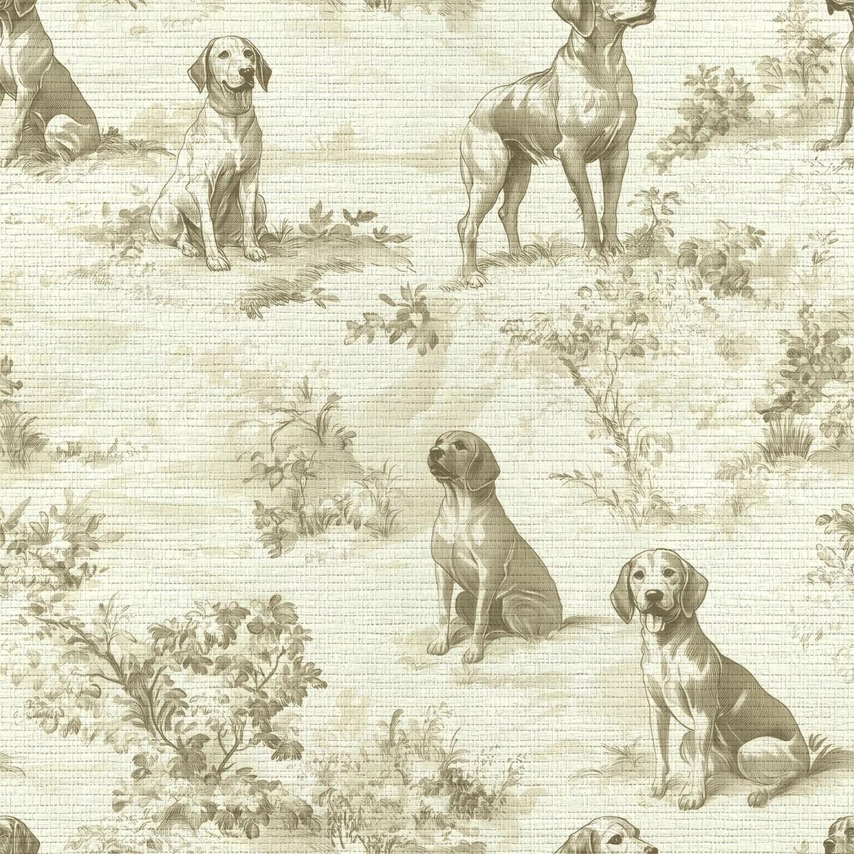 Field Day Faux Grasscloth Wallpaper - Painted Paper