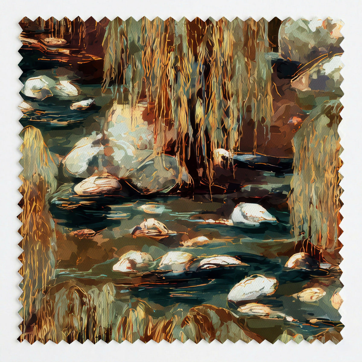 Fieldstone - Fabric - Painted Paper