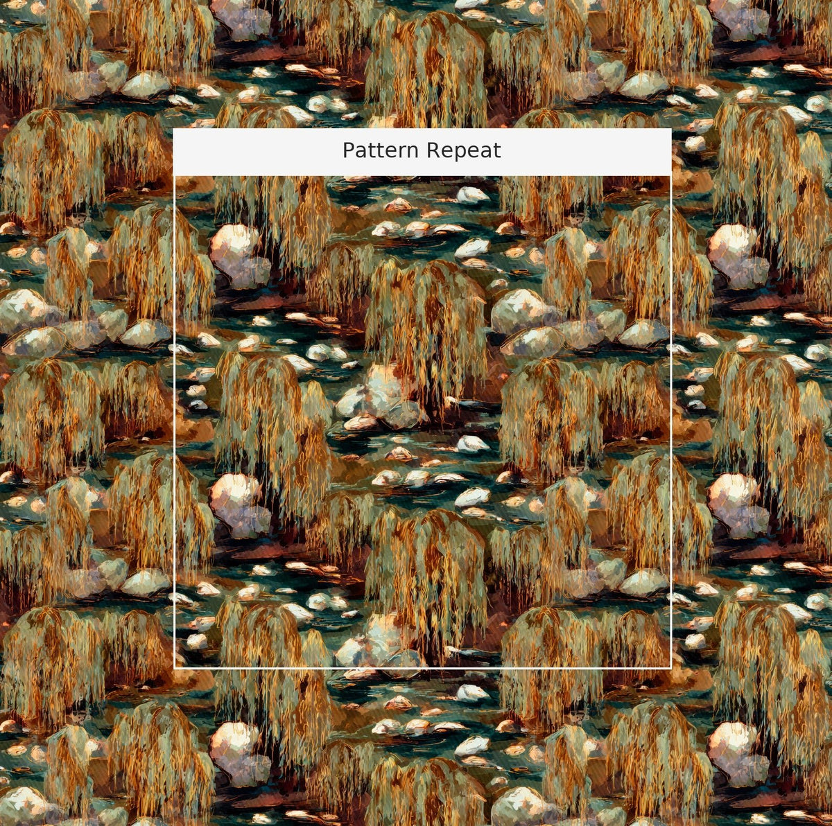Fieldstone - Fabric - Painted Paper