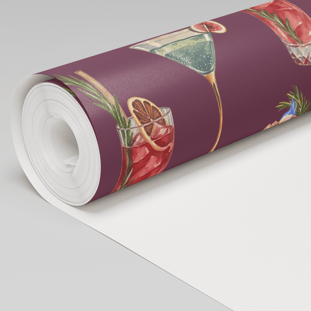 Five Oh Clock Wallpaper - Painted Paper