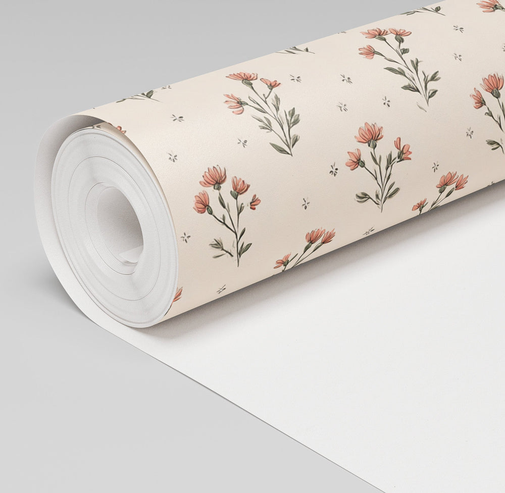 Fleurette Wallpaper - Painted Paper