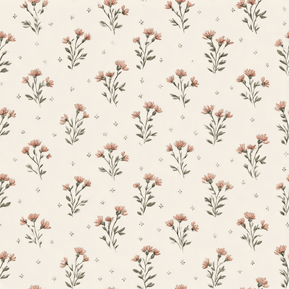 Fleurette Wallpaper - Painted Paper