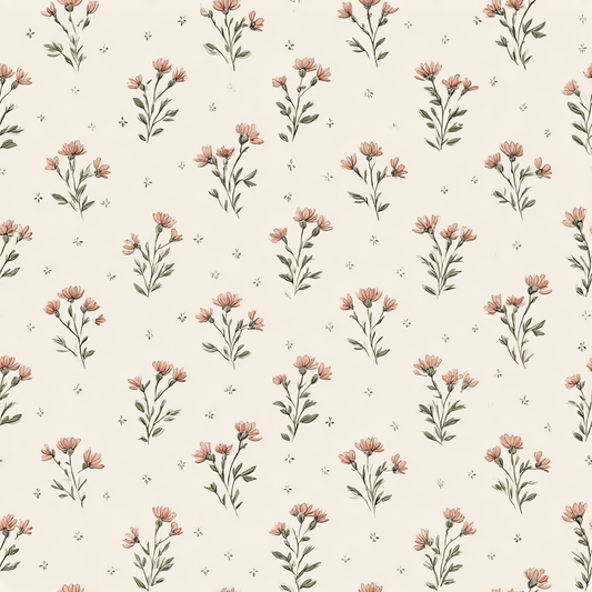 Fleurette Wallpaper - Painted Paper
