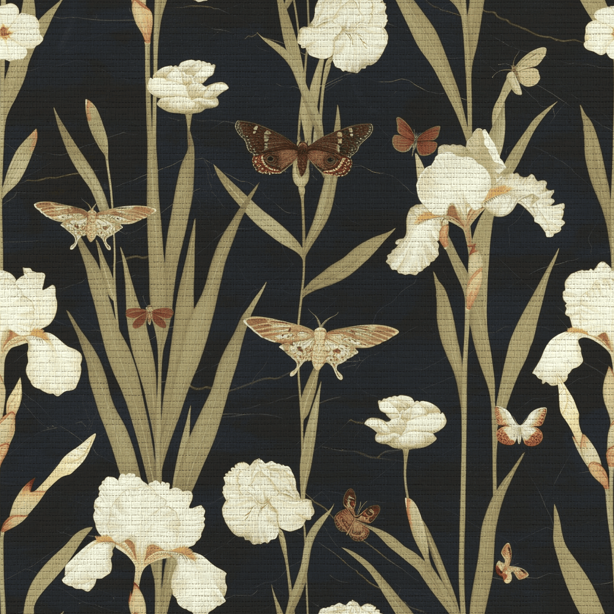 Flint River Faux Grasscloth Wallpaper - Painted Paper