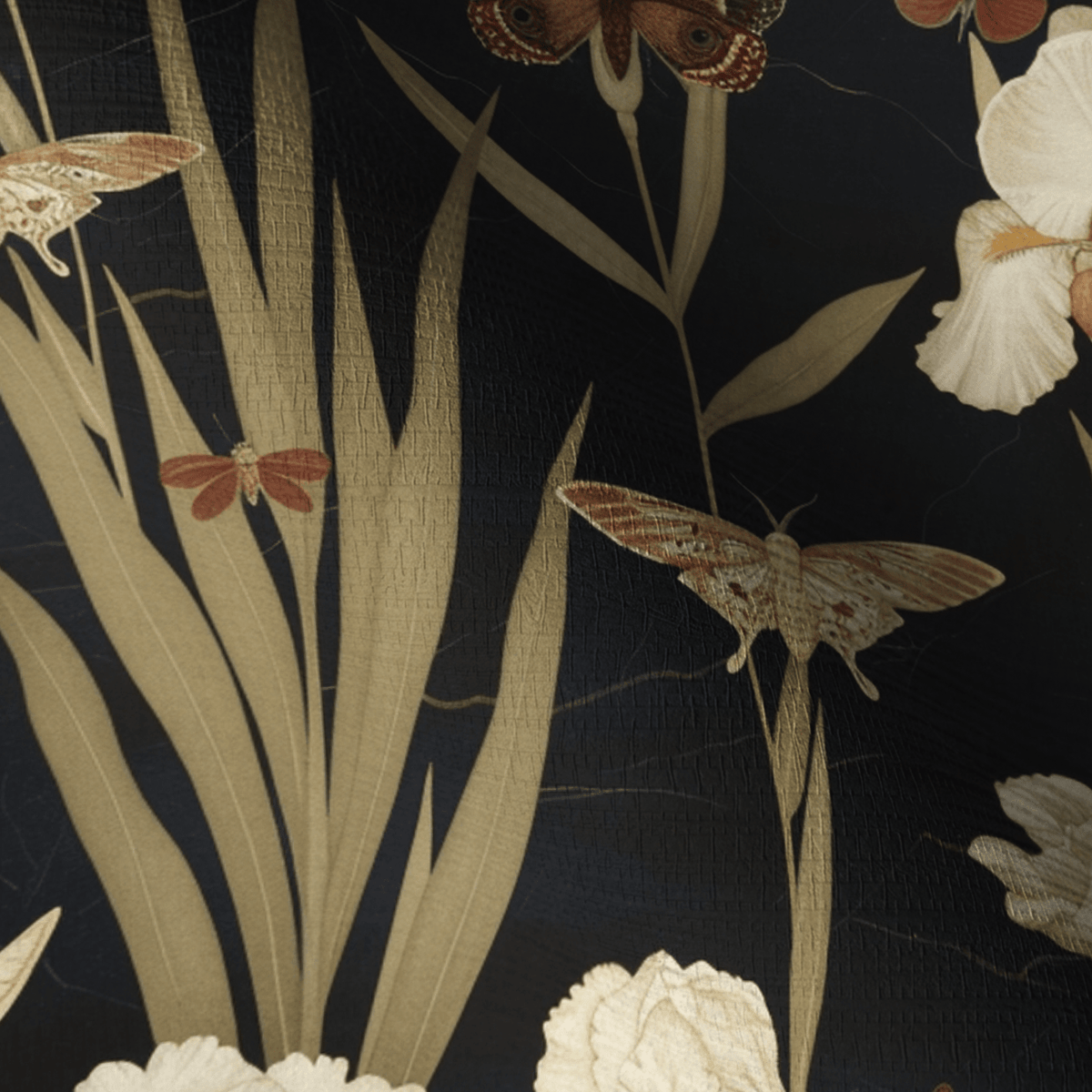 Flint River Faux Grasscloth Wallpaper - Painted Paper