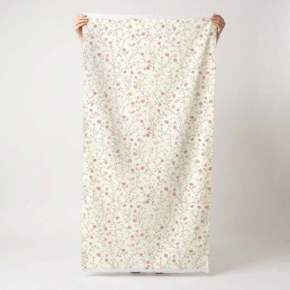 Flonnie Floral - Fabric - Painted Paper
