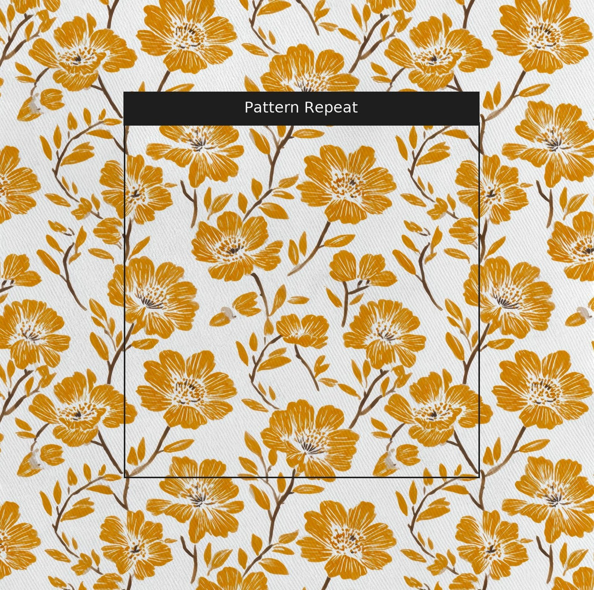 Flor del Campo - Fabric - Painted Paper