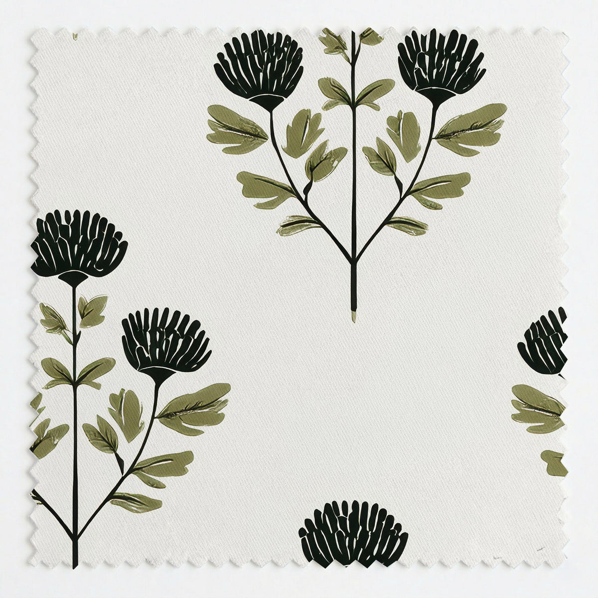 Flora Folk - Fabric - Painted Paper