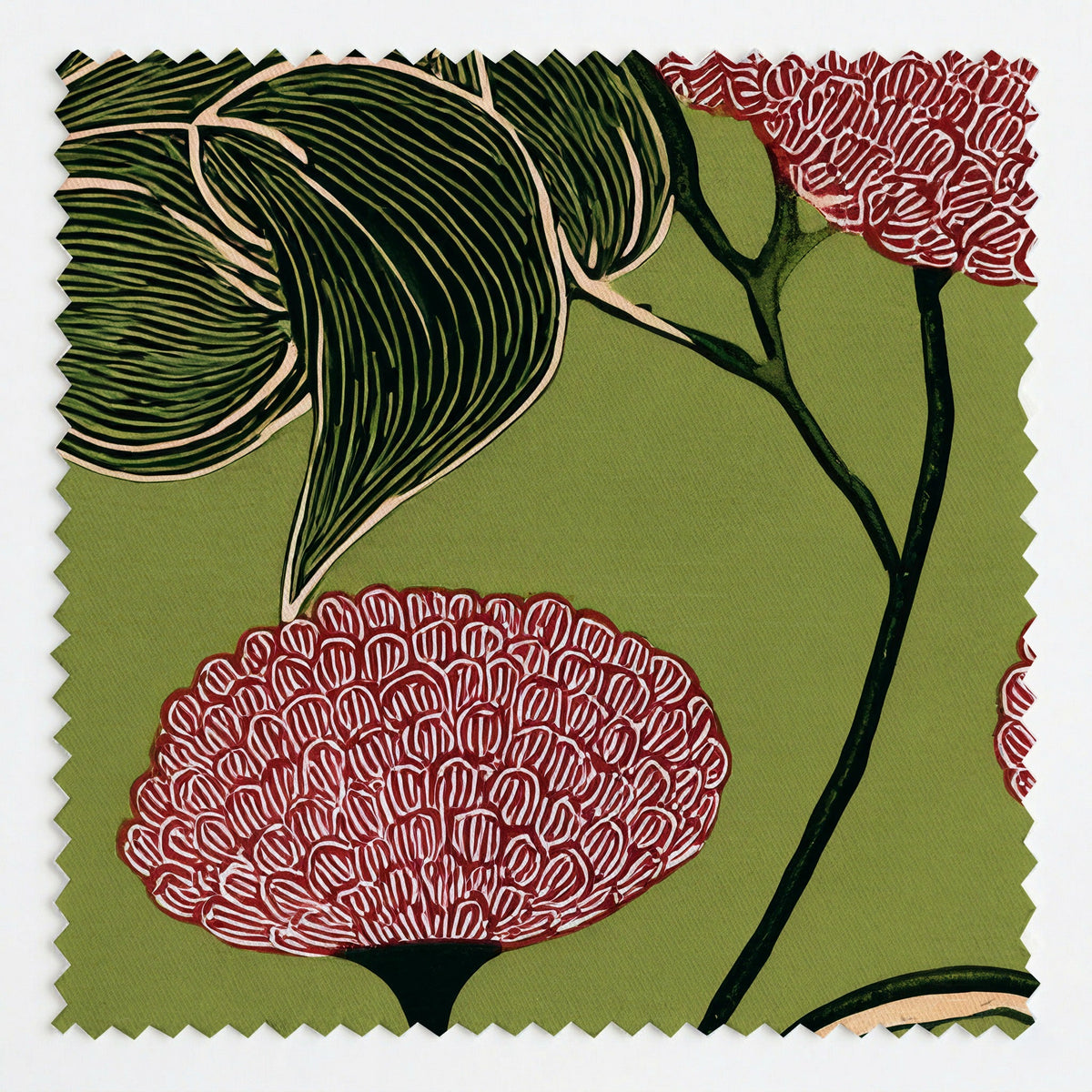 Flora Fresco - Fabric - Painted Paper