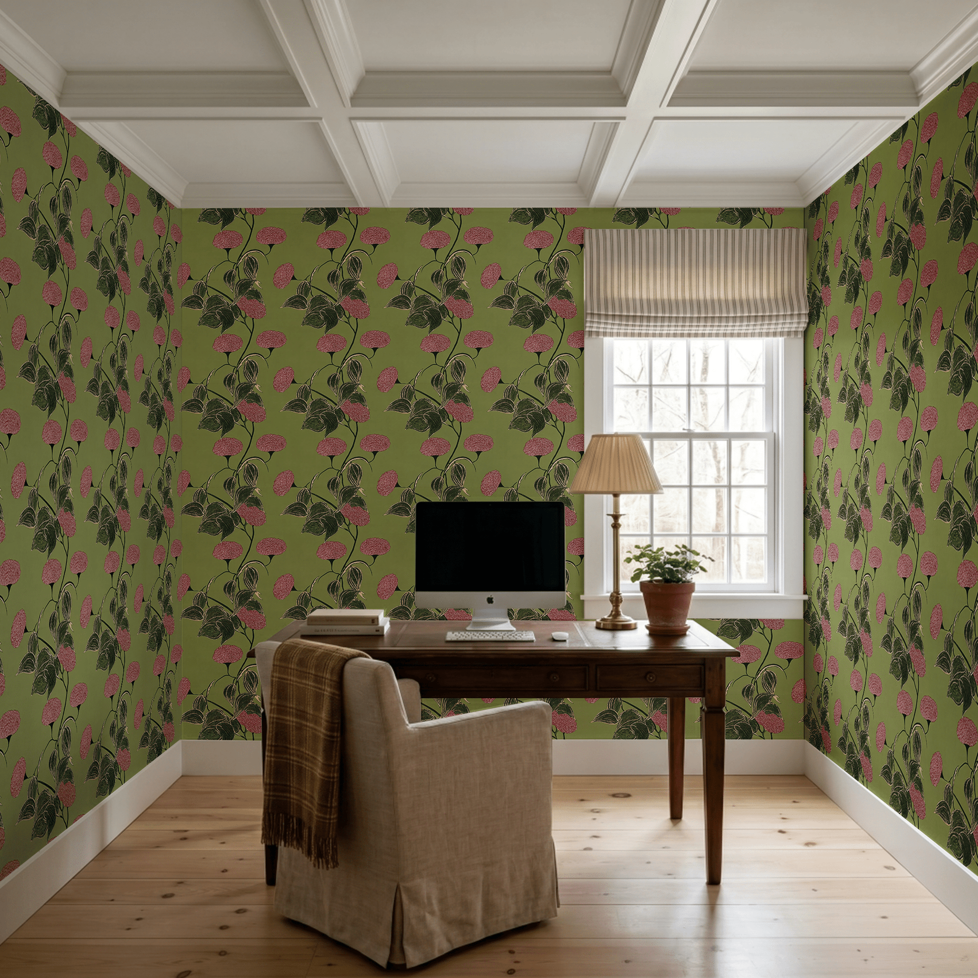 Flora Fresco Wallpaper - Painted Paper