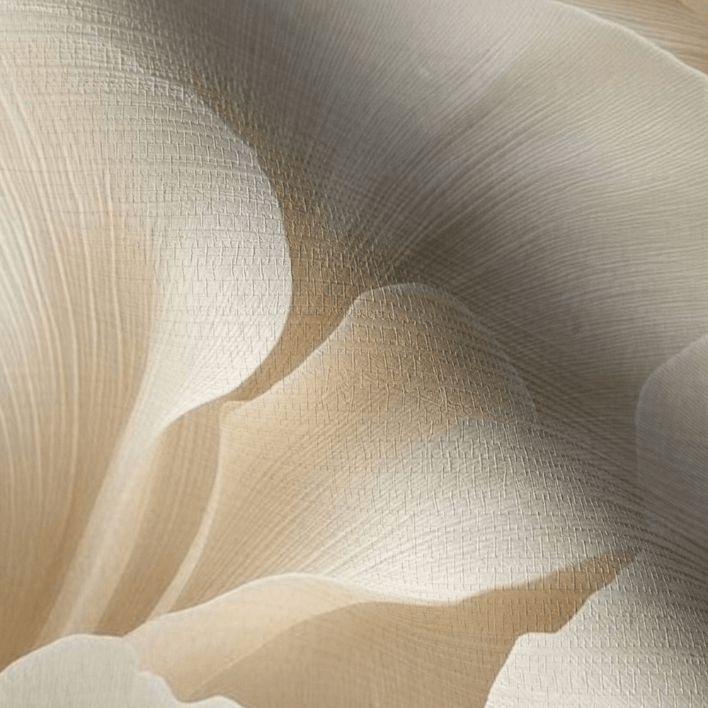 Floral Embrace Faux Grasscloth Wallpaper - Painted Paper
