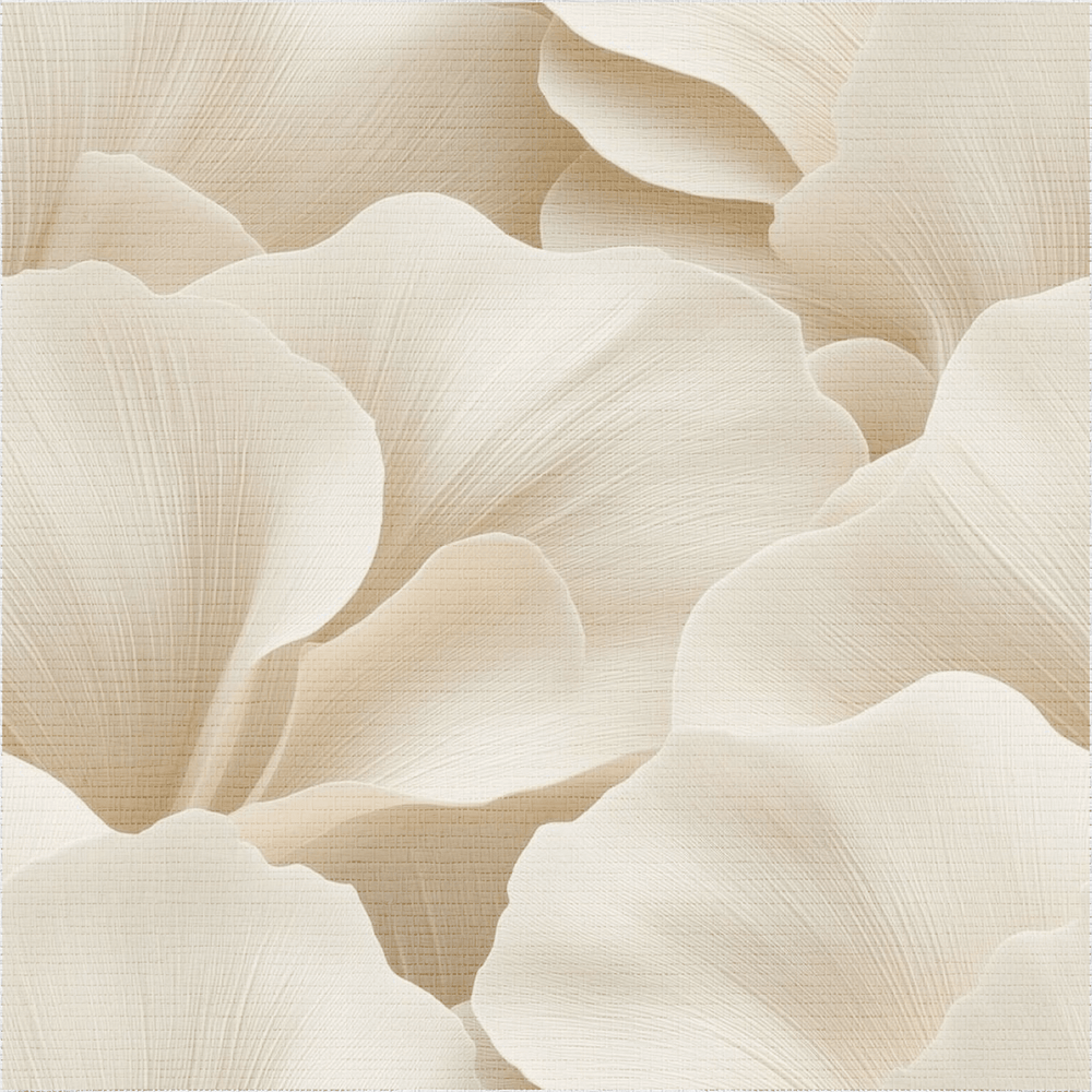 Floral Embrace Faux Grasscloth Wallpaper - Painted Paper