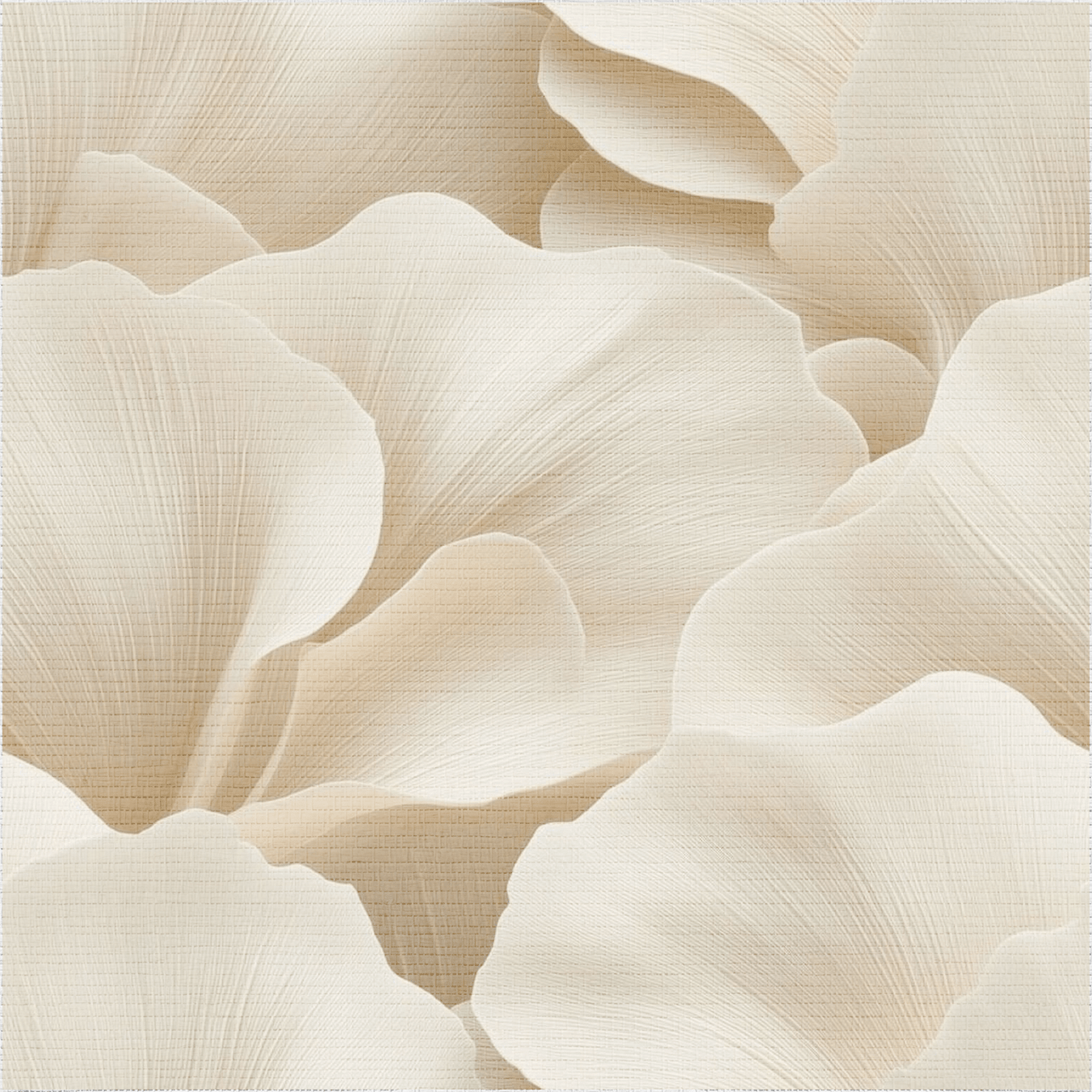Floral Embrace Faux Grasscloth Wallpaper - Painted Paper