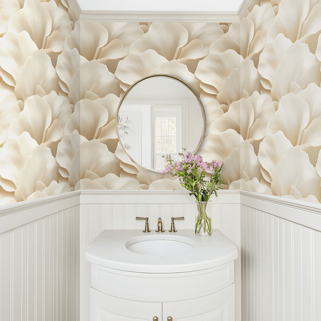 Floral Embrace Wallpaper - Painted Paper