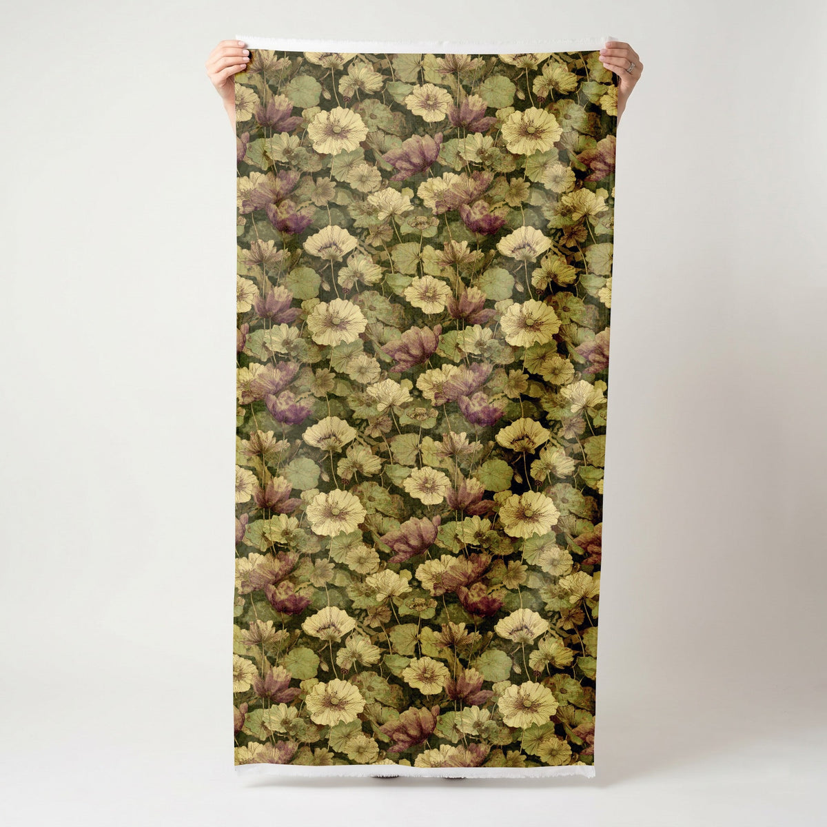 Floral Foliage - Fabric - Painted Paper