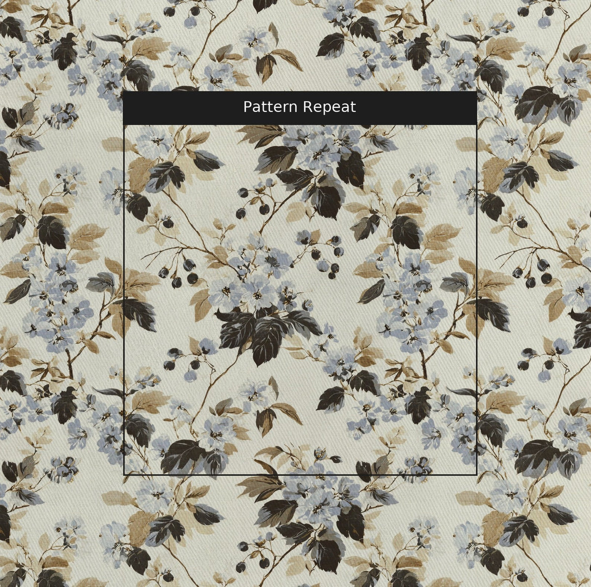 Florals & Vines - Fabric - Painted Paper