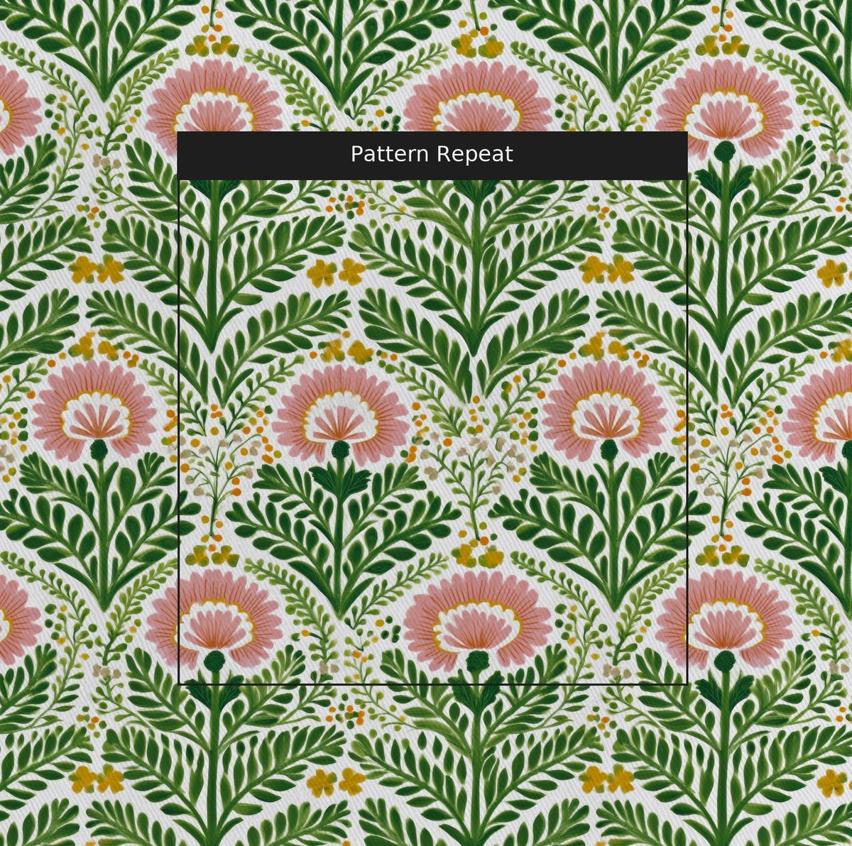 Florita del Alma - Fabric - Painted Paper