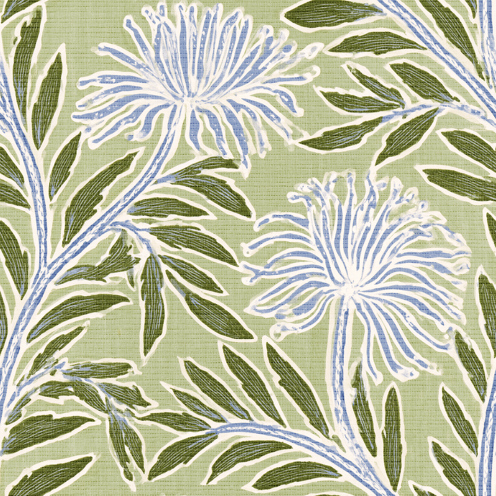 Flourish & Frill Faux Grasscloth Wallpaper - Painted Paper