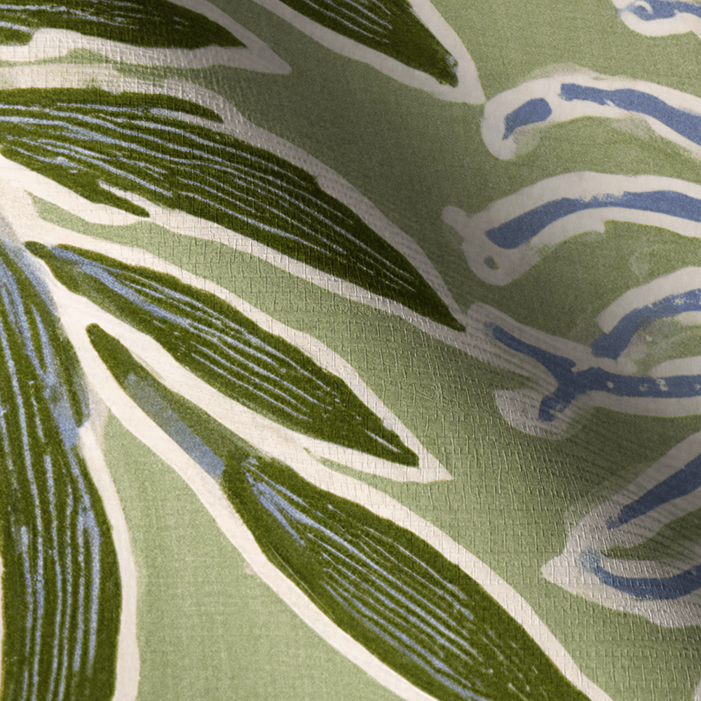 Flourish & Frill Faux Grasscloth Wallpaper - Painted Paper